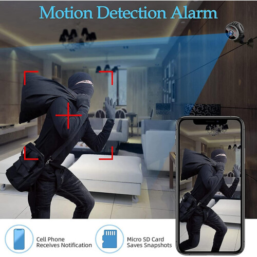 Mini bewakingscamera 1080p wifi nanny camera babyfoon 1