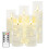 Grey Flameless Candles with Star String and Auto Timer 1