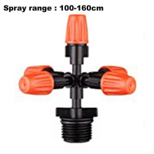 (As show, One size) Goutteurs d'irrigation à débit réglable Micro Spray, têtes de brumisation pour irrigation goutte à goutte,