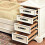 (As show, One size) Leather Knobs Dresser Drawer Knobs Kitchen Cabinet Bathroom Cabinet Pulls 8pcs/Set 4