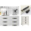 (As show, One size) Leather Knobs Dresser Drawer Knobs Kitchen Cabinet Bathroom Cabinet Pulls 8pcs/Set 3
