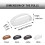 (As show, One size) 6 Pack Self-Stick Instant Cabinet Handle Pulls Drawer Pull Helper with Adhesive Sliding Door Handle Stick On Handle 6pcs/Set 4