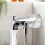 (As show, One size) Rubinetto per vasca con deviatore, miscelatore per vasca con deviatore per doccia e chiave esagonale, 4