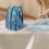 Travel Steamer Carrying Case Blue Sequin 1pc 3