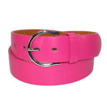 CTM Womens 35 mm Wide Basic Bridle Belt