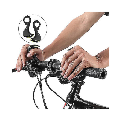 1pair 22.2mm Bicycle Bar Ends Ergonomic Design Mountain Bike Handlebar Handle 1