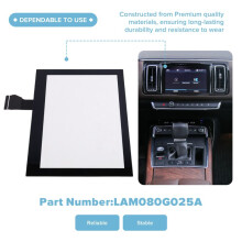 New 8 Inch Car Radio Glass Touch Screen Panel Digitizer Lens for 2017 C6 LAM080G025A