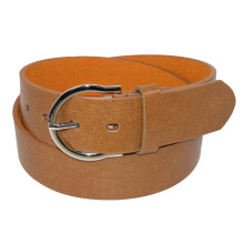 CTM Womens 35 mm Wide Basic Bridle Belt