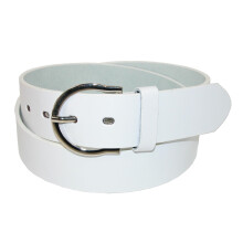 CTM Womens 35 mm Wide Basic Bridle Belt