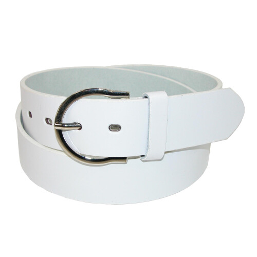 CTM Womens 35 mm Wide Basic Bridle Belt
