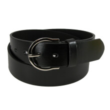 CTM Womens 35 mm Wide Basic Bridle Belt