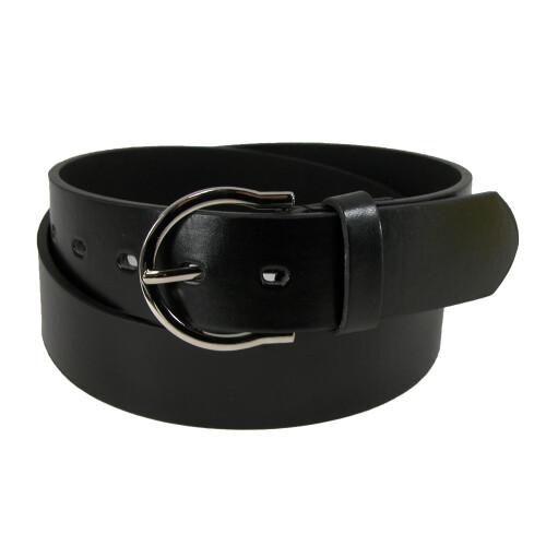 CTM Womens 35 mm Wide Basic Bridle Belt