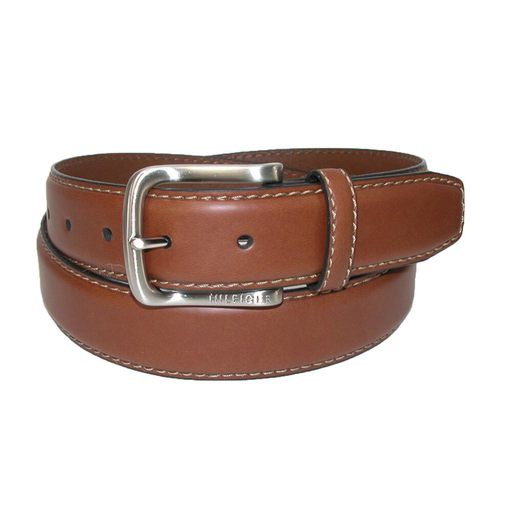 Photos - Belt Tommy Hilfiger Men's Harness Buckle 35mm Stiched Edge