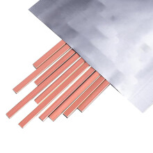 10 Bâtons de Brasure en Cuivre BCuP-5, 25,4 cm, Auto-Fluxant, pour Soudure CVC, Climatisation et Réfrigérateur