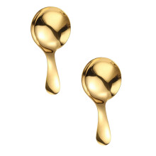 Stainless Steel Short Handle Spoon 4 2 or 1 Piece