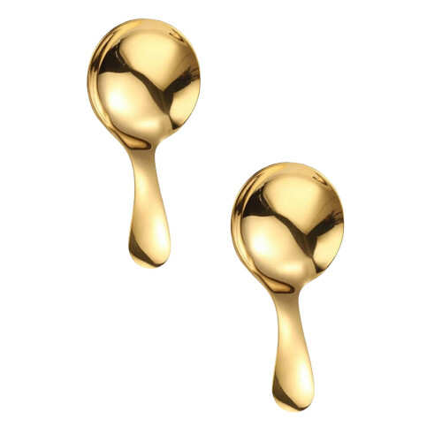 Stainless Steel Short Handle Spoon 4 2 or 1 Piece