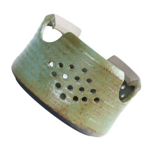 Ceramic tea warmer stand for teapot with candle holder