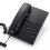 Classical Corded Telephone Black with Redial and Hold 1