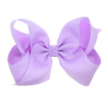 Hair Clips Boutique Hair Bows Alligator Clip 6 Inch Pink