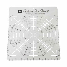 Sewing Ruler Folded Star Bowl Template Craft Stencil