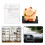Mini Solar Lucky Cat Car Decoration Yellow 1