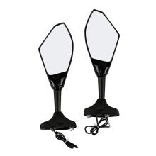 Motorcycle Rearview Mirror Black Reversing Handlebar