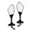 Motorcycle Rearview Mirror Black Reversing Handlebar 1