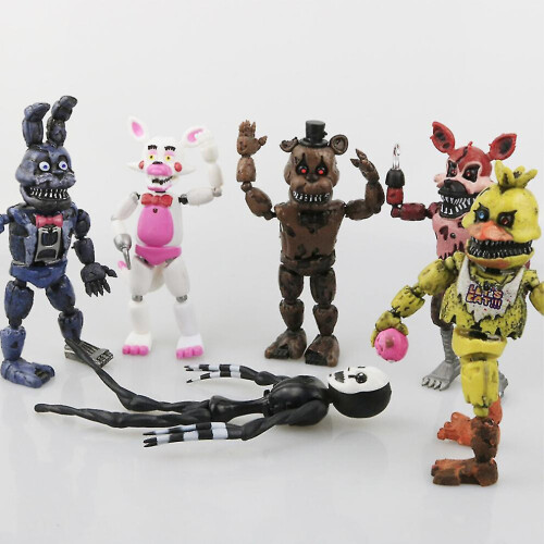 Five Nights At Freddy's Leksaksfigurer 2 Generation Monteringsversion Set 1