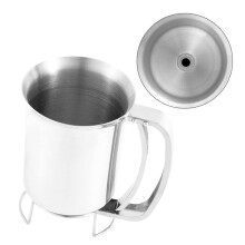 Stainless Steel Pancake Batter Dispenser Great for Baking, Pancakes, Crepes, and Waffles Cake and Pancake Batter Funnel
