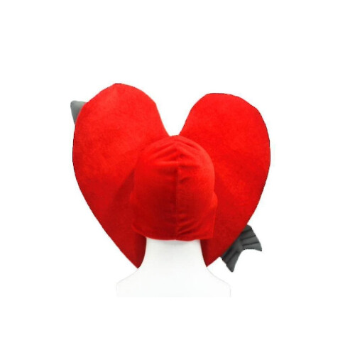 Ali di Cupido rosse con cappello a freccia per cosplay e feste a tema. 1