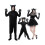 Ensemble de cosplay pour enfants - Costume de chat noir 2