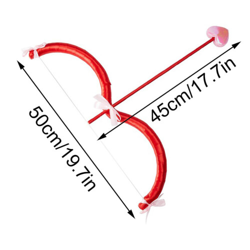 Cupid Bow And Arrow Cupid Accessories Heart Bowtie 2