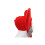 Ali di Cupido rosse con cappello a freccia per cosplay e feste a tema. 4