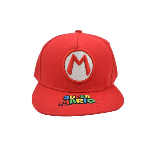Casquette de baseball Mario cosplay, broderie patchwork, 1
