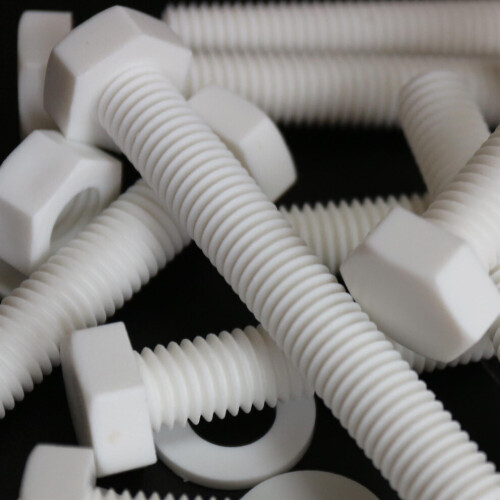 Hex Head, , M10 X 70mm, Plastic Bolts, Nuts 1