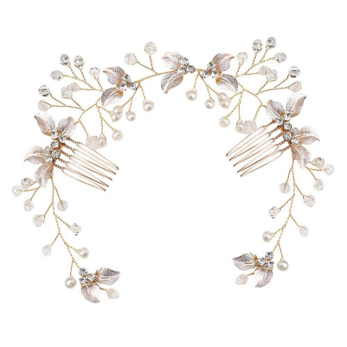 Accessori per capelli con perle Pettine laterale per capelli da sposa Fermaglio per capelli con perle 1