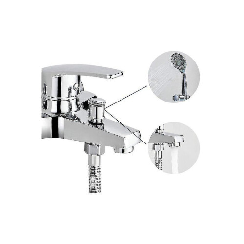 Robinet mitigeur de baignoire/douche en laiton chromé 2