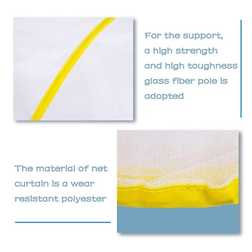 Ultra Light Portable Pop Up Mosquito Net Tent, Mini Folding Mosquito Net For Head, Sleeping Bag Insect 1