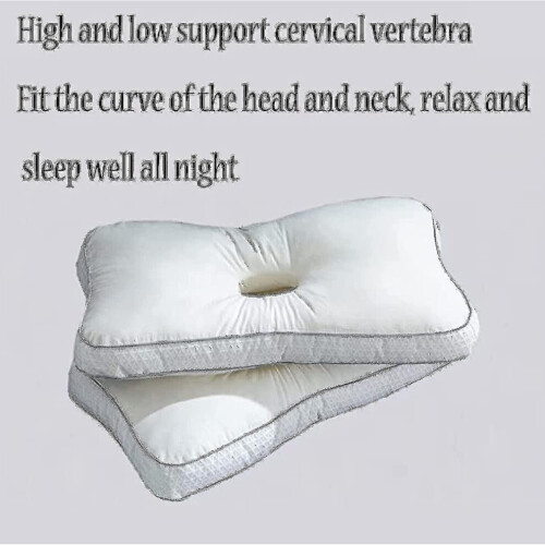 Cuscino per piercing per chi dorme sul fianco, cuscini auricolari con foro per l'orecchio, per alleviare 1