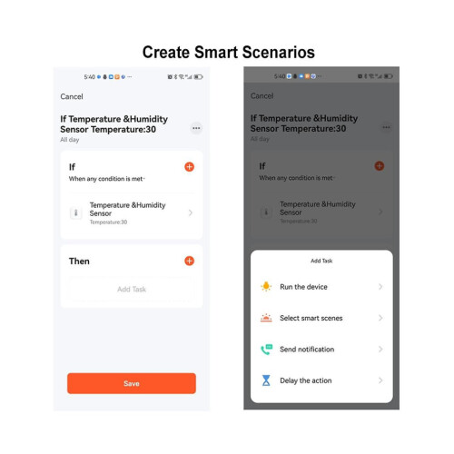 Capteur intelligent de température et d'humidité Tuya Zigbee, hygromètre d'intérieur, application de 2