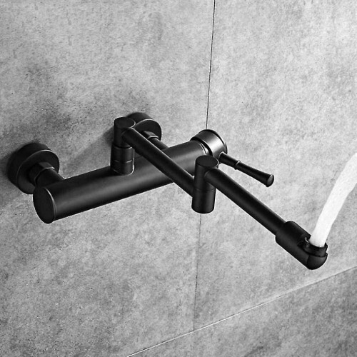Wall-mounted Kitchen Faucet, Folding Telescopic 2