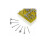 Set Of 50 Diamond Burs For Rotary Tool, Grit 40 4