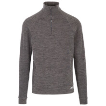(3XL, Black Marl) Trespass Mens Harold Half Zip Fleece Top