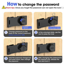 2X Keyless Cabinet Combination ,Cabinet Password Locks for Cabinet,Mailbox,Office File Cabinet Lock Black