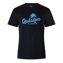(S, Black) Quiksilver Mens Graphic Print T-Shirt