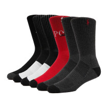 Ralph Lauren Mens Polo Ankle Socks (Pack of 6)
