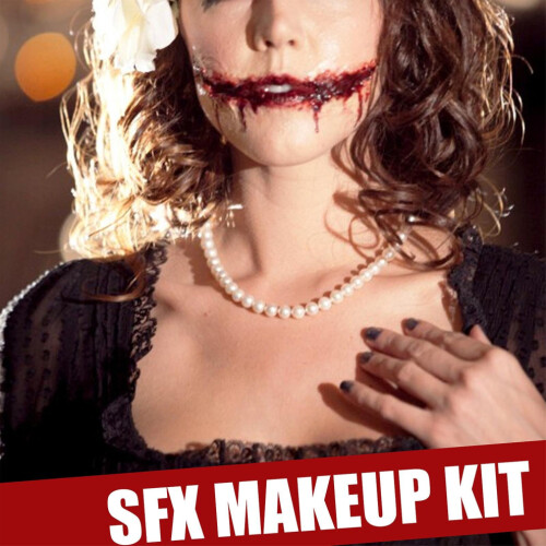 Sfx Makeup Kit Scars Wax High Efficiency Simulation For Festival Cosplay Stage 1