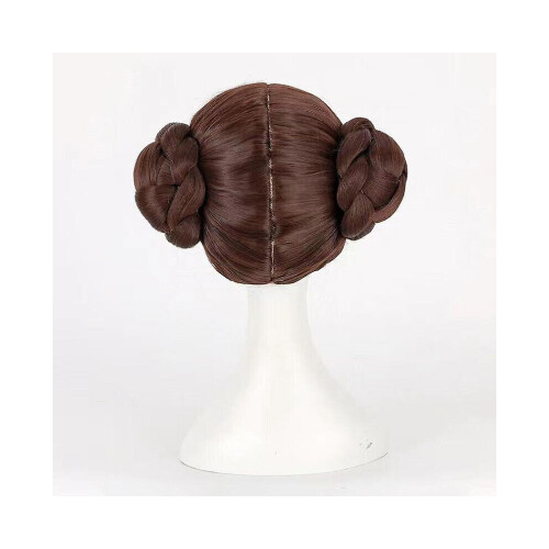 Chignon Princesse Leia pour cosplay adulte 1