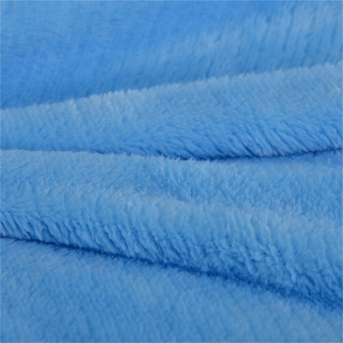 Bed Blanket Fuzzy Soft 120 x 200 cm Blue 2