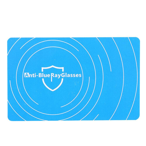 10 Set Professional Anti Blue Light Test Detection Card Blue Light Generator Card 2